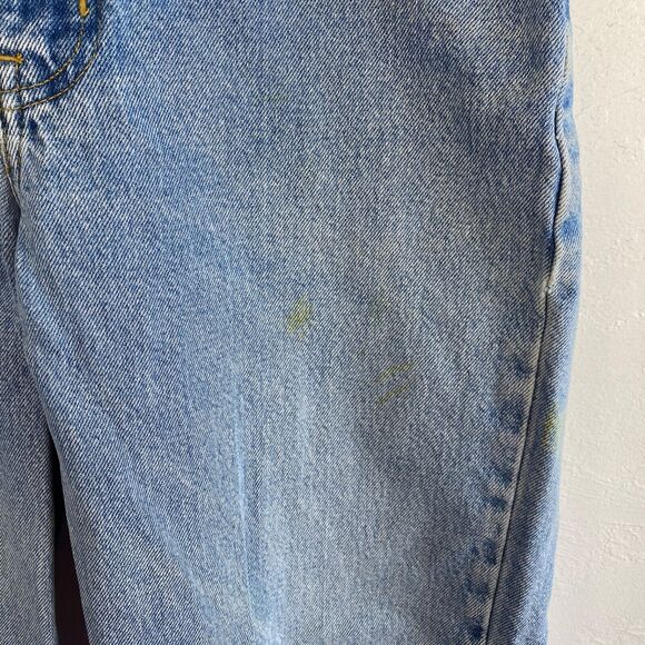 Vintage Ellemenno Womens Jeans Size 9 High Rise Straight Legs Cut Hem Boyfriend - Picture 5 of 11